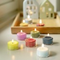 Bougies chauffe plat multicolores Remember Sydney set de 9