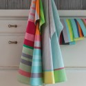 Torchons de cuisine rayures multicolores Remember set de 2