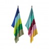 Torchons de cuisine coton multicolore rayures Remember