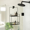 umbra 023461-040 cubiko etagere de douche noire design