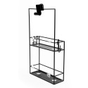 umbra 023461-040 cubiko etagere de douche noire design