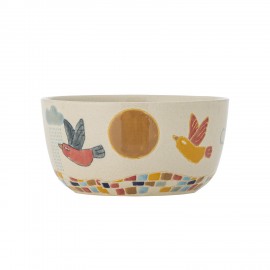 Bol enfant cereales gres peint Bloomingville Colorine