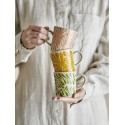 Mugs peints en gres Bloomingville Fauni set de 3