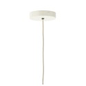 Lampe suspension industrielle metal blanc Madam Stoltz