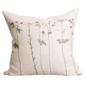 Grande housse de coussin lin floral qualite Nordra Sweden