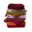 grand plaid en laine gotland agneau rouge klippan
