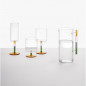 Verre a vin design pied multicolore Ichendorf Andalusia
