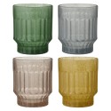 Verre a eau design bulle multicolores depareilles IB Laursen set de 4