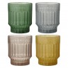 Verre a eau design bulle multicolores depareilles IB Laursen set de 4