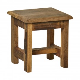 Tabouret bois rustique recycle IB Laursen
