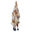 Plaid oiseaux colombes coton recycle Bloomingville Anniversary