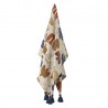 Plaid oiseaux colombes coton recycle Bloomingville Anniversary