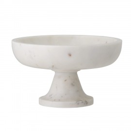 Centre de table coupe marbre blanc Bloomingville Eris