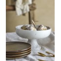 Centre de table coupe marbre blanc Bloomingville Eris
