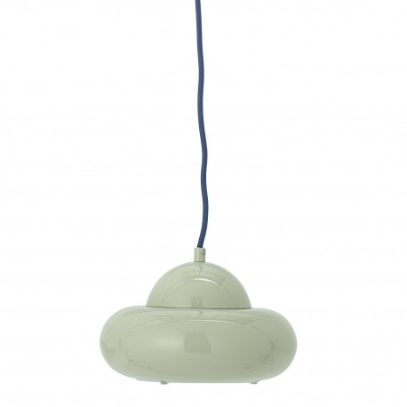 Lampe suspension design retro metal vert jade Bloomingville Bubble