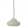 Lampe suspension design retro metal vert jade Bloomingville Bubble