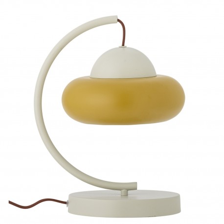 Lampe de table design jaune Bloomingville Bubble