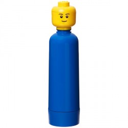 Lego Trinkflasche blau Kinder Trinkflasche