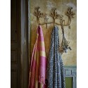 Plaid coton recycle franges Bloomingville Isnel