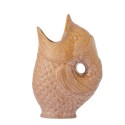 Vase poisson gres marron Bloomingville Harvey