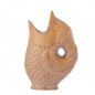 Vase poisson gres marron Bloomingville Harvey