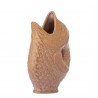 Vase poisson gres marron Bloomingville Harvey