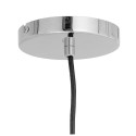 Lampe suspension tissu blanc texture Bloomingville Pica