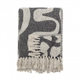 Plaid elegant coton recycle Bloomingville Salobre