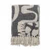 Plaid elegant coton recycle Bloomingville Salobre