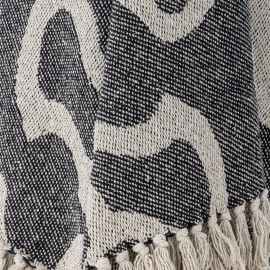 Plaid elegant coton recycle Bloomingville Salobre