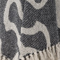 Plaid coton recyclé franges Bloomingville SALOBRE Plaid coton recyclé franges Bloomingville SALOBRE