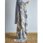 Plaid coton recyclé franges Bloomingville SALOBRE