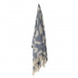 Plaid coton recyclé franges Bloomingville SALOBRE