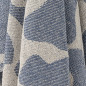 Plaid coton recyclé franges Bloomingville SALOBRE