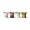 Tasse a cafe mugs gres depareilles HK living Serendipity set de 4