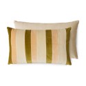 Coussin salon canape velours rayures HK living Fields