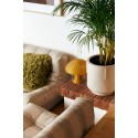 Lampe a poser champignon retro rotin couleur HK living