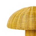 Lampe a poser champignon retro rotin couleur HK living