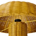 Lampe a poser champignon retro rotin couleur HK living