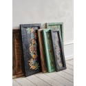 Plateau cuisine panneau decoratif bois peint Madam Stoltz
