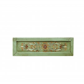 Plateau panneau decoratif bois peint main Madam Stoltz