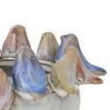 Cache pot decoratif oiseaux gres Bloomingville Eanna