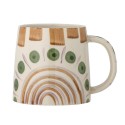 Grand mug gres peint scandinave Bloomingville Shama