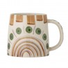 Grand mug gres peint scandinave Bloomingville Shama