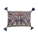Coussin decoratif salon motif paons Bloomingville Adya