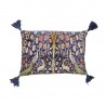 Coussin decoratif salon motif paons Bloomingville Adya