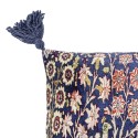 Coussin decoratif salon motif paons Bloomingville Adya