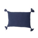 Coussin decoratif salon motif paons Bloomingville Adya