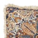 Grand coussin decoratif doux motif boheme franges Bloomingville Asu
