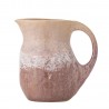 Pichet artisanal gres rose Bloomingville Darlene